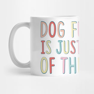 Retro  Dog fur is just part of the decor, Tshirt for Dog Lovers Mug